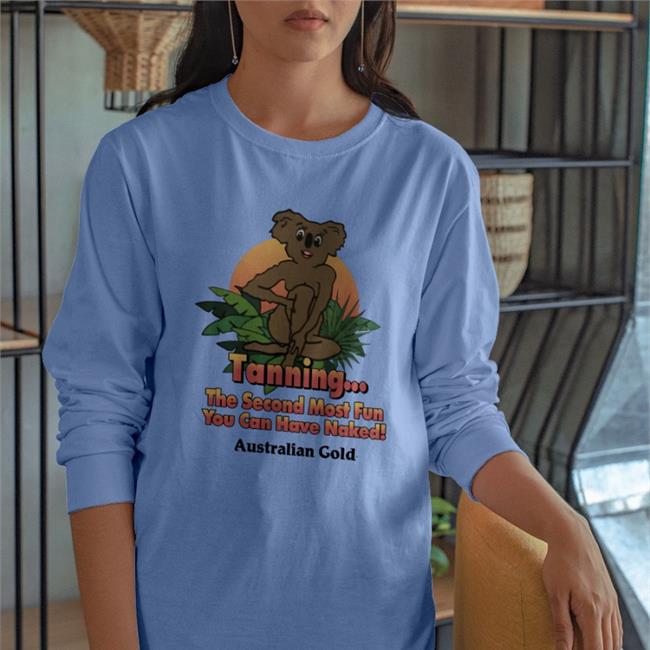 Shirts With Threatening Auras Tanning The Second Most Fun You Can Have Naked Shirt