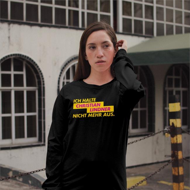 Glckskind Store Ich Halte Christian Lindner Nicht Mehr Aus Tee Shirt Sophia