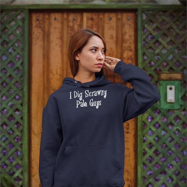 Goodshirts I Dig Scrawny Pale Guys Tee Black