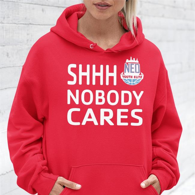 Shhh Nobody Cares Neo Youth Elite Long Sleeve Tee Shirt