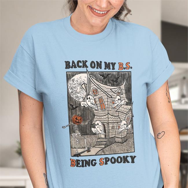 Jmcgg Back On My Bs Being Spooky Tee Shirts Justin Jmcguires Jmcgg Back On My Bs Being Spooky Shirts Justin Jmcguires