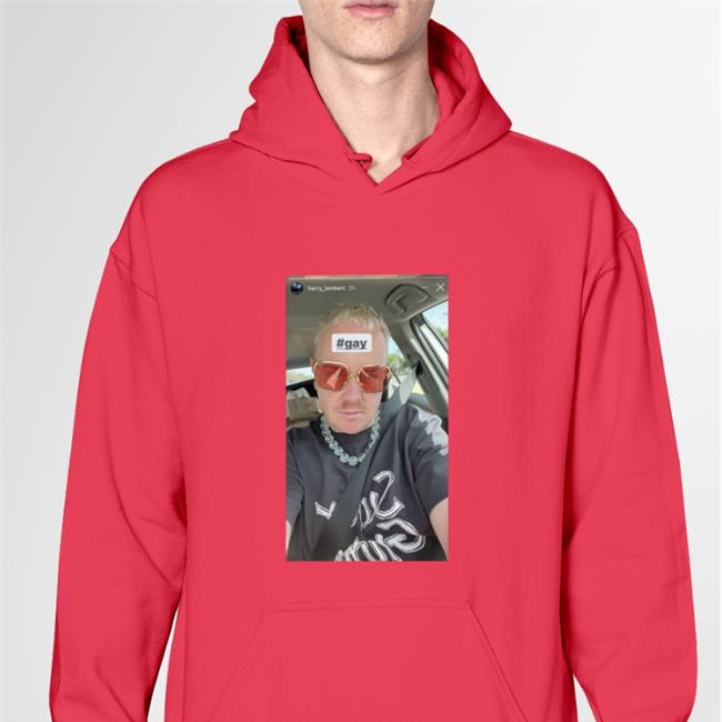 Harry Lambert #Gay Shirt Black Nicola Misses L & H
