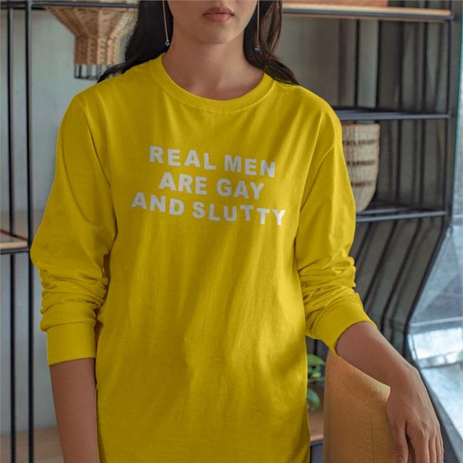 Real Men Are Gay And Slutty Shirts Girlofswords