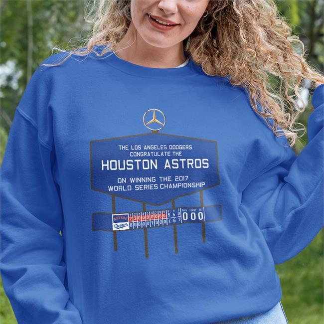 The Los Angerles Dodgers Congratulate The Houston Astros On Winning The 2017 T Shirt