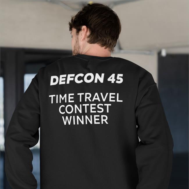 Defcon 45 Time Travel Contest Winner Hoodie Sweatshirt Def Con