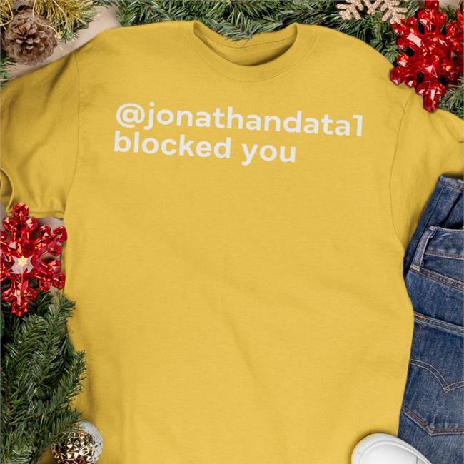 The Old Guard Jonathandata1 Blocked You Shirt Black
