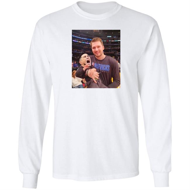 Juju Luka Doncic Carrys Devin Booker Baby Shirt Nocontextees Luka Doncic Carrying Devin Booker Crying Baby Picture Tee Shirt Juju Luka Doncic Carrys Devin Booker Baby Shirt Nocontextees Luka Doncic Carrying Devin Booker Crying Baby Picture Tee Shirt