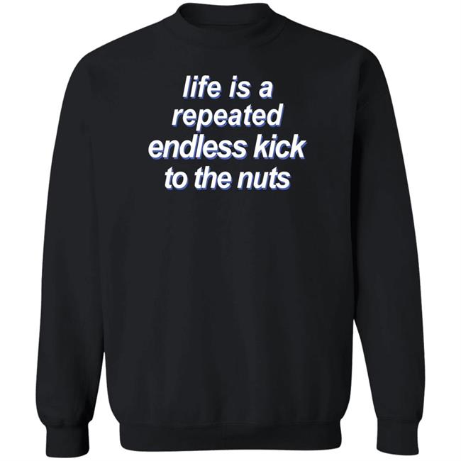 Shirts That Go Hard Life Is A Repeated Endless Kick To The Nuts Shirt Life Is A Repeated Endless Kick To The Nuts Shirt Shirts That Go Hard