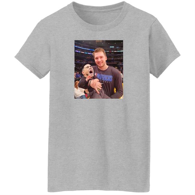 Juju Luka Doncic Carrys Devin Booker Baby Shirt Nocontextees Luka Doncic Carrying Devin Booker Crying Baby Picture Tee Shirt Juju Luka Doncic Carrys Devin Booker Baby Shirt Nocontextees Luka Doncic Carrying Devin Booker Crying Baby Picture Tee Shirt