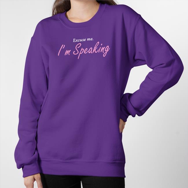 Afrosab Wearing Excuse Me I'm Speaking Sweatshirt