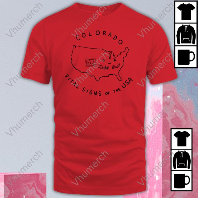 Official Colorado Vital Signs Of The Usa Tee