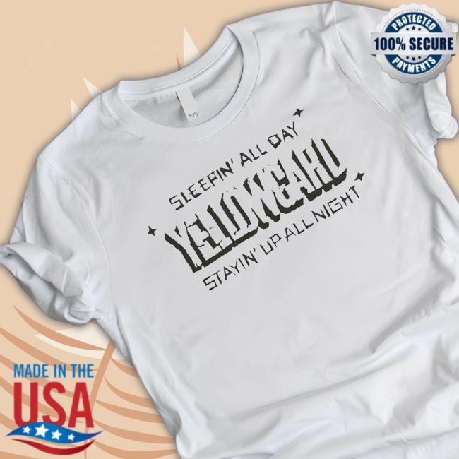 Trending Yellowcard Sleeping’ All Day Staying’ Up All Night Shirt