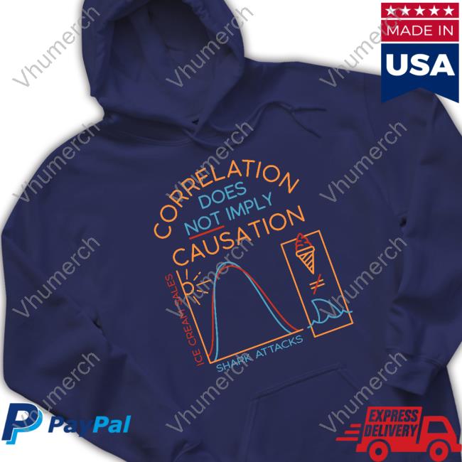 Kevin Weaver Correlation Does Not Imply Causation Shirt