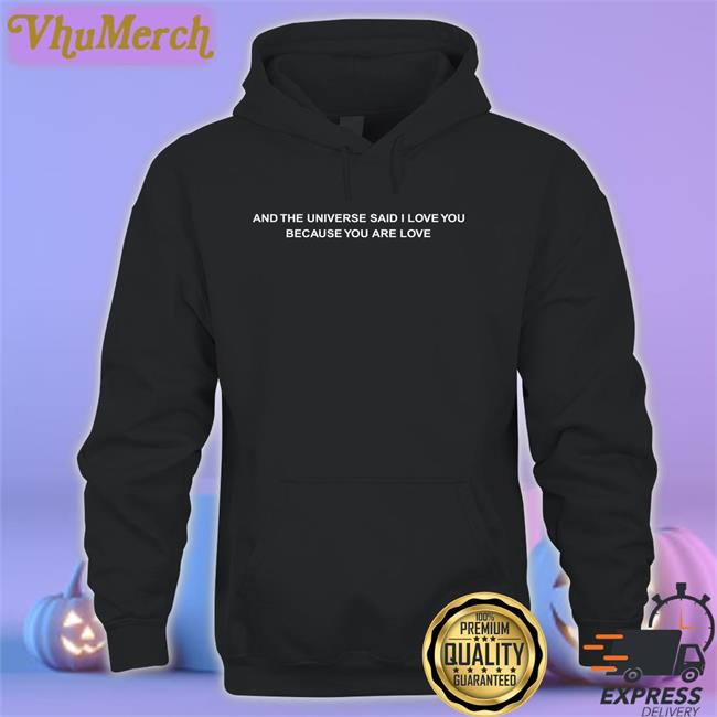 Dreamwastaken And The Universe Said I Love You Because You Are Love Hoodie