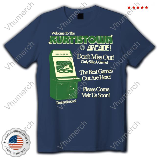 Kurtis Conner Merch Welcome To The Kurtistown Arcade Long Sleeve Tee Shirt