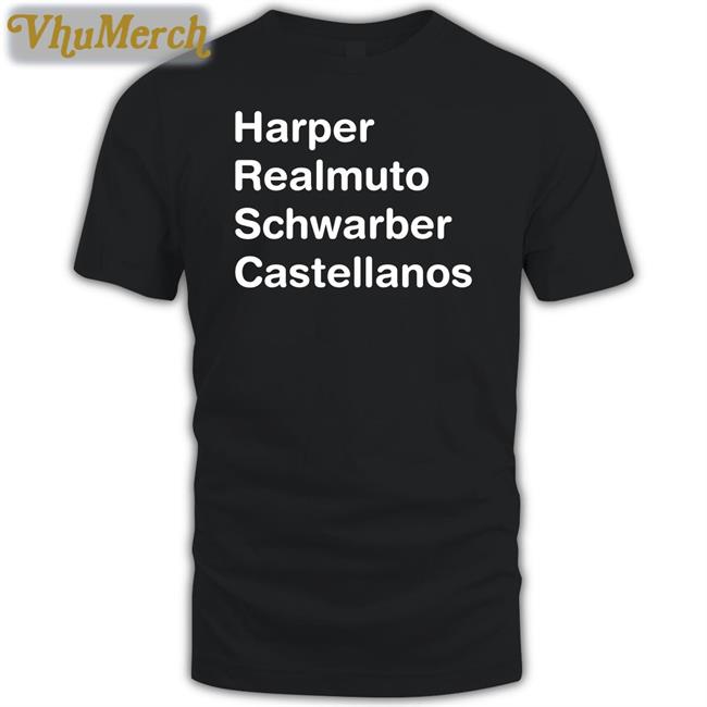 Harper Realmuto Schwarber Castellanos Tee Geoff Fromdc Crawley