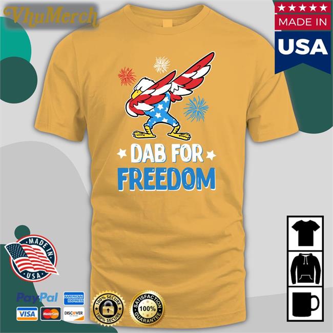 Markedcricetus American Independence Sweatshirt Dab For Freedom Hoodie