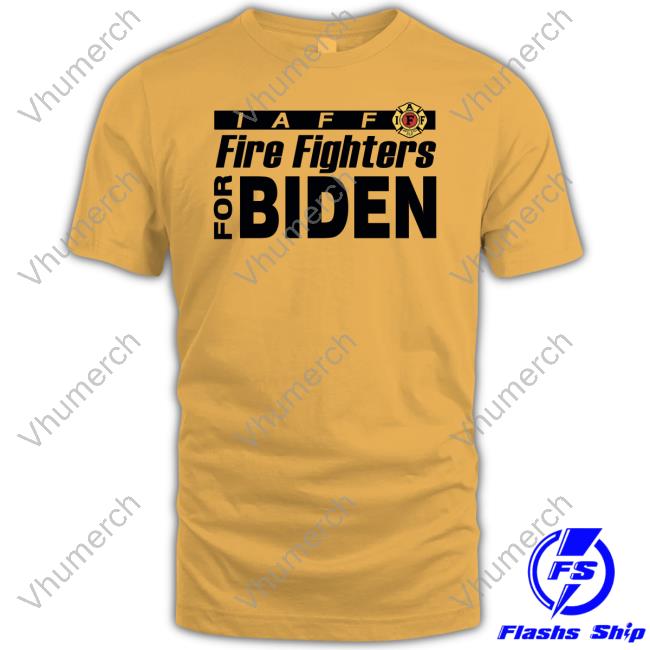 Fire Fighters For Joe Biden Long Sleeve Tee