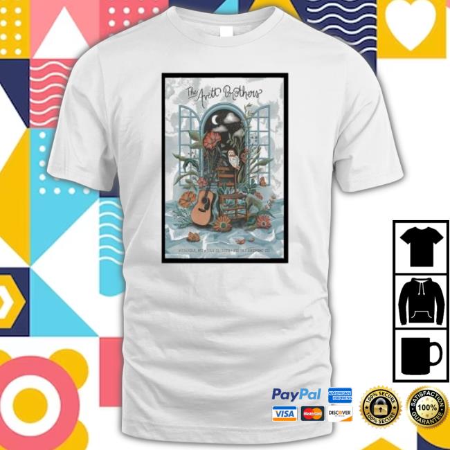Original July 12, 2023 The Avett Brothers Missoula, Mt Poster shirt