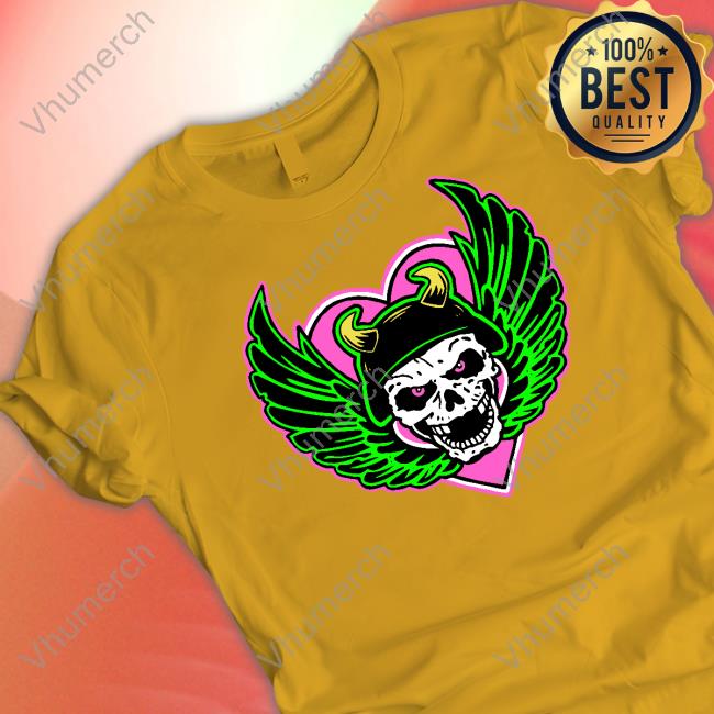 Natbynature Black Harts Badass Logo Shirt Shotziwwe