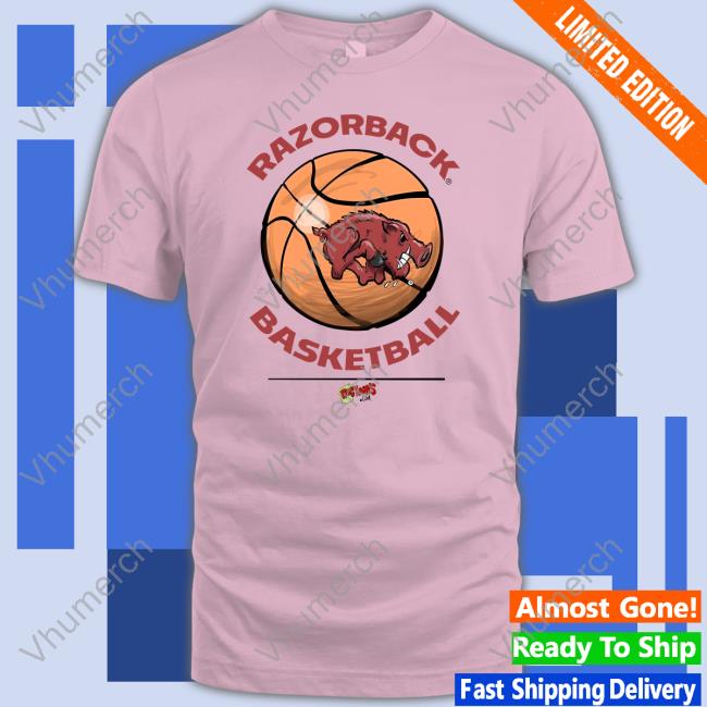 Razorback Basketball Long Sleeve Tee Hogtoons Razorback Basketball Sweatshirt Hogtoons