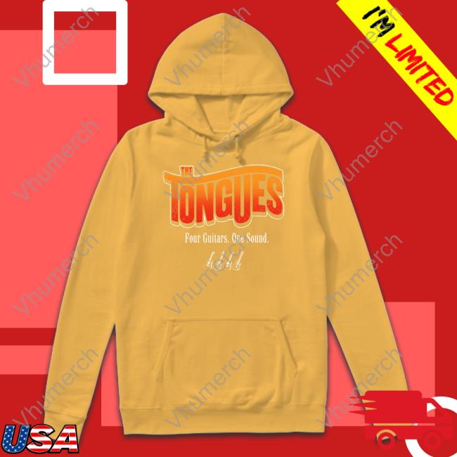 The Tongues Four Guitars One Sound Tee Pod Meets World Store