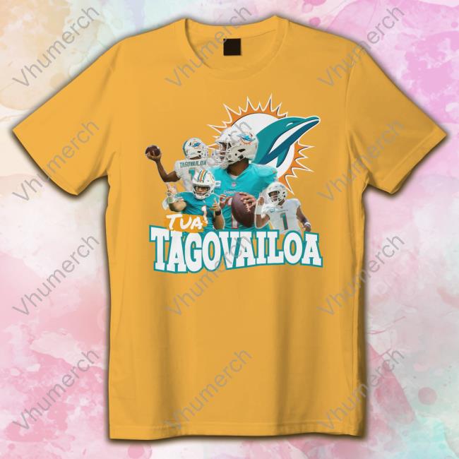 The Dolphins Dive Store Tua Tagovailoa Long Sleeve Tee