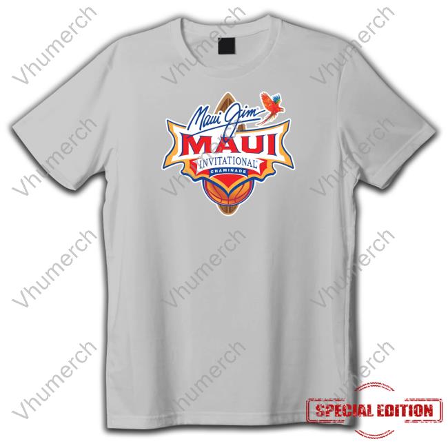 Texas Tech Basketball Maui Jim Maui Invitational Chaminade Logo Shirt Texastechmbb
