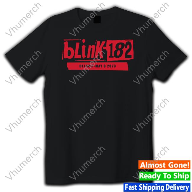 Blink-182 World Tour Detroit Michigan May 9 2023 T-Shirt