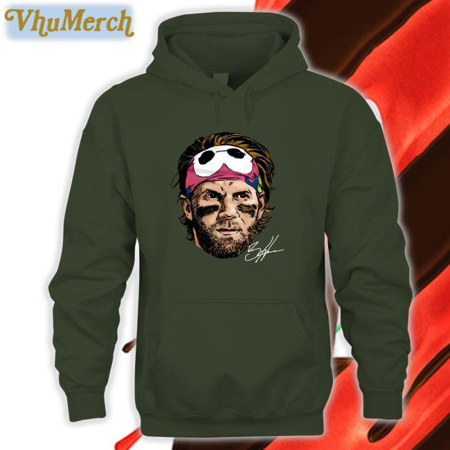 Phillies Bryce Harper Headband Wht Shirt