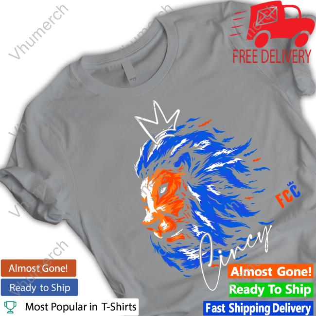Fc Cincinnati Lion Head Sketch Shirt