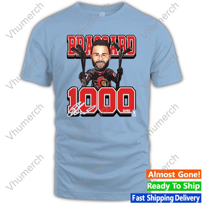 Derick Brassard 1000 Games Hoodie Sweatshirt Brassard 1000 Games Shirts