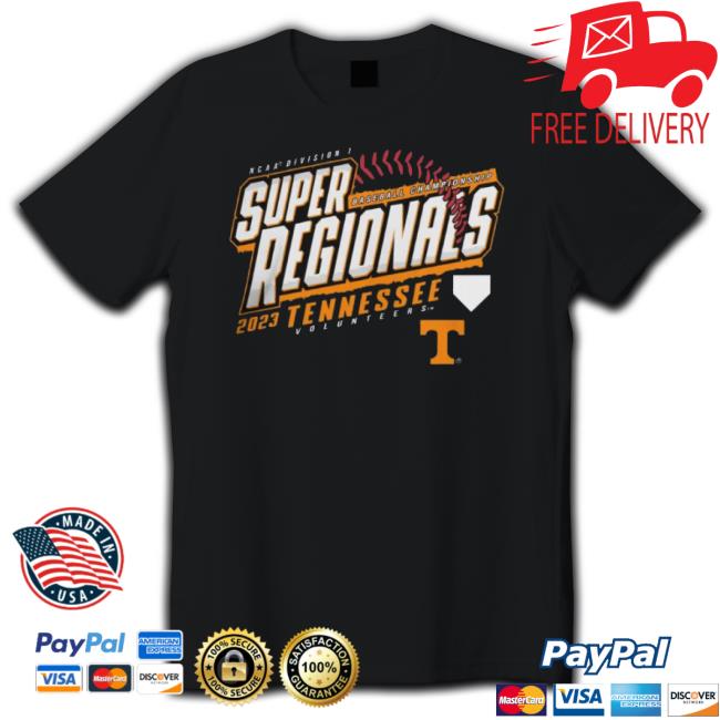 Tennessee Vols University Baseball 2023 Super Regional Bound shirt