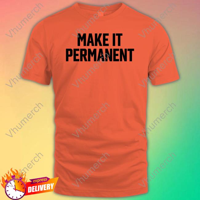 Jersey Jerry Wearing Make It Permanent Hoodie Make It Permanent T Shirt