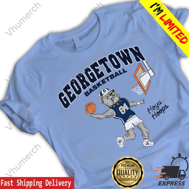 Lorenzo Cortes Dunking Bulldog Georgetown Basketball Long Sleeve Shirt