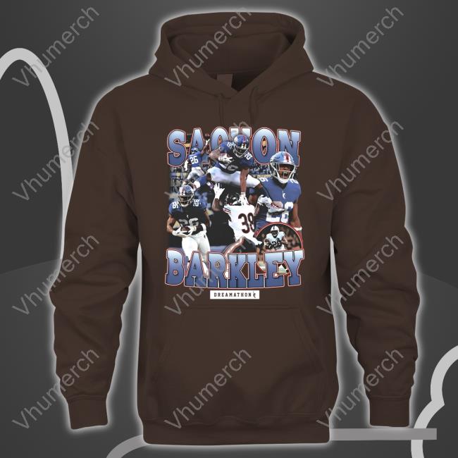 Sterling Shepard Wearing Saquon Barkley Dreamathon New Shirt