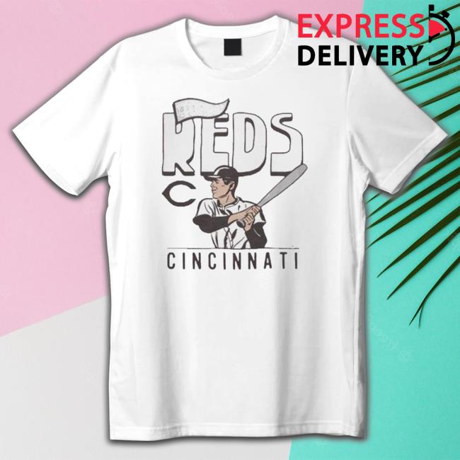 Topps Cincinnati Reds Baseball T-Shirt Topps Cincinnati Reds Baseball T-Shirt