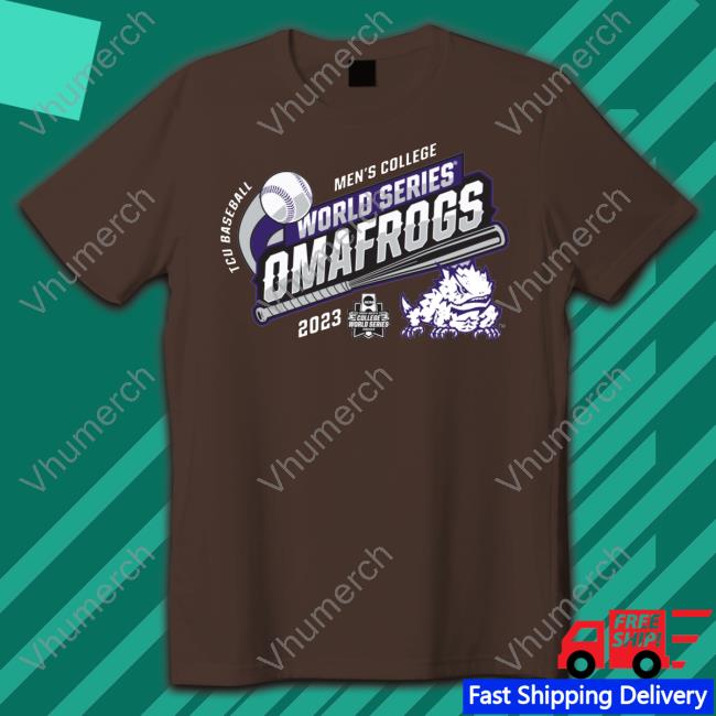 Tcu Horned Frogs 2023 Baseball Omafrogs Tee Shirt Tcu Horned Frogs 2023 Ncaa Baseball College World Series Tee Shirt