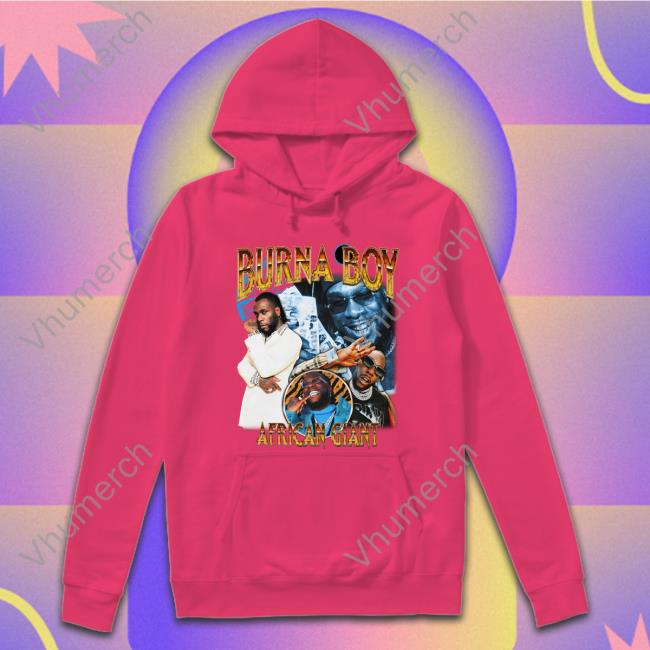 Sparkboyzco Merch Burna Boy African Giant Long Sleeve