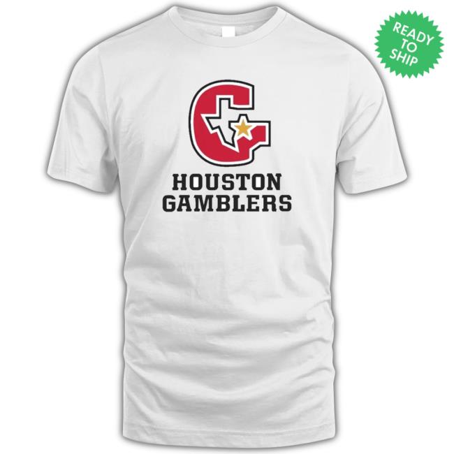 Houston Gamblers Sideline shirt, hoodie, tank top, sweater and long sleeve t-shirt