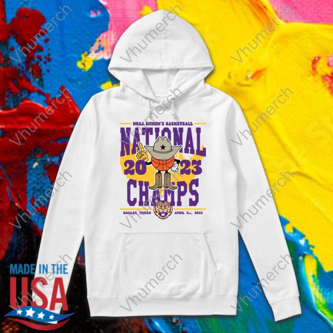 Homefield Store Lsu Tigers 2023 Ncaa Women's Basketball National Champions Cowboy Hoodie