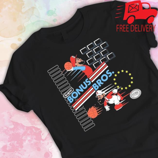 Philadelphia 76Ers Super Bonus Bros Tee Shirt