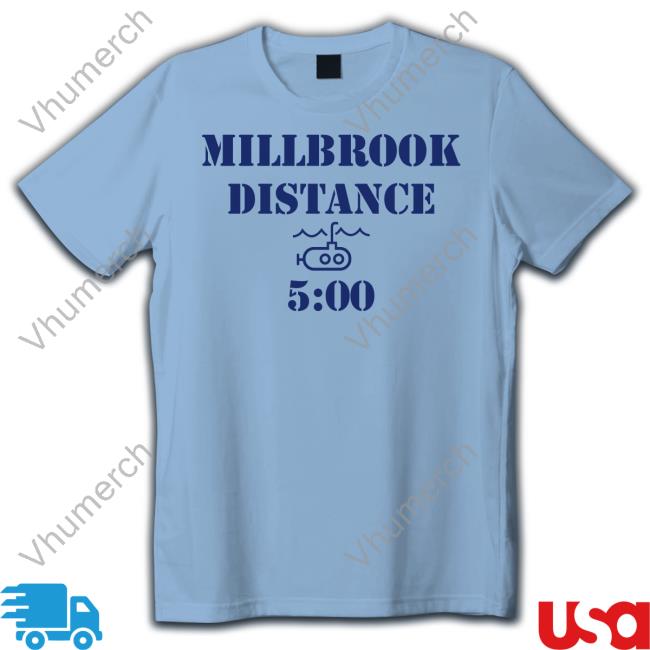 Millbrook Distance 5:00 Hoodied Sweatshirt Millbrook Distance 5 00 Tee