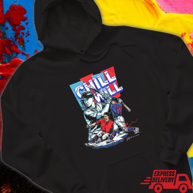 Original Cleveland Guardians Will Brennan Chill Will Signature Crewneck Sweatshirt