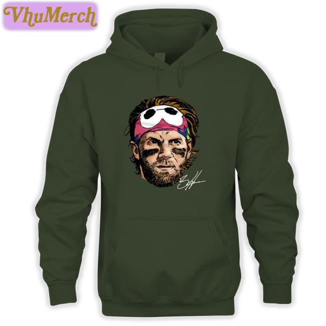Bryce Harper Headband Wht Hoodie Bryce Harper Headband Wht Tee Shirt