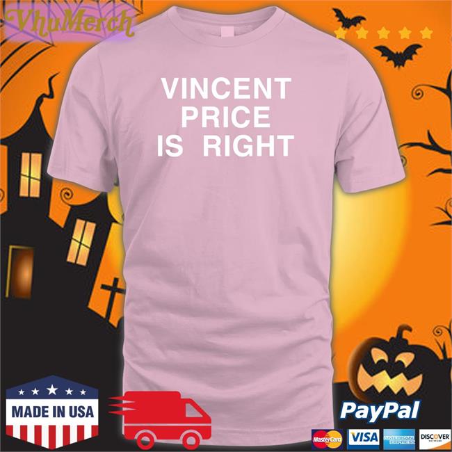 Frank Wearing Vincent Price Is Right Shirt