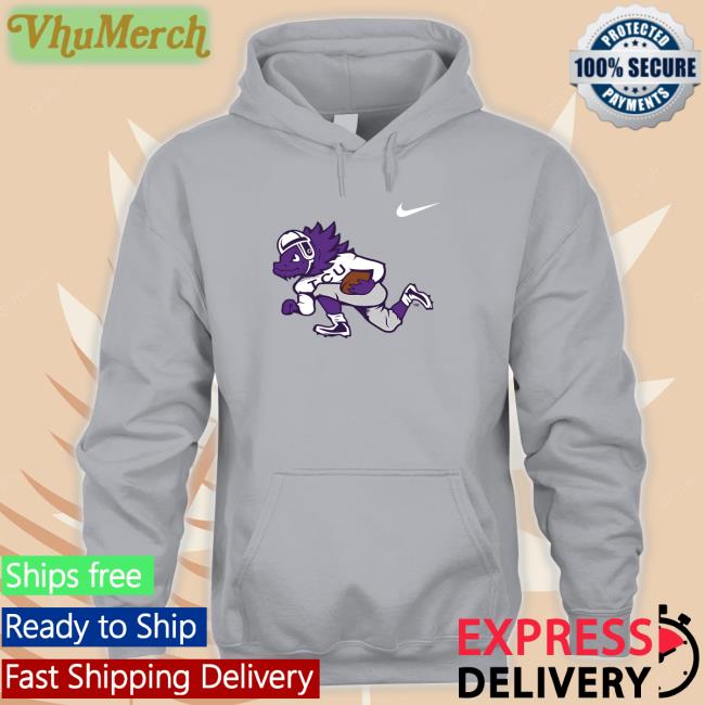 Sonny Dykes Wears Tcu Logo Sweatshirt