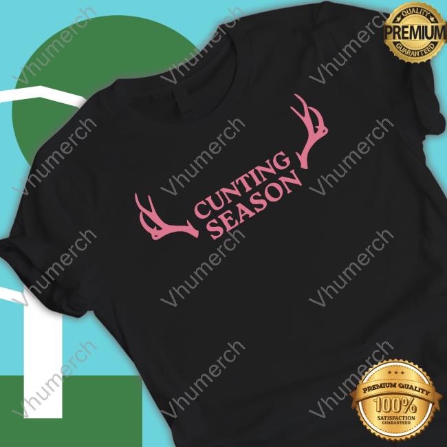 Cunting Season Ii Antlers Tee Shirt