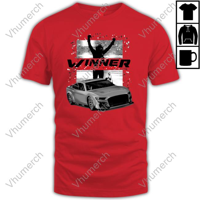 Official Christopher Bell Checkered Flag Sports 2023 Food City Dirt Race Winner Shirt
