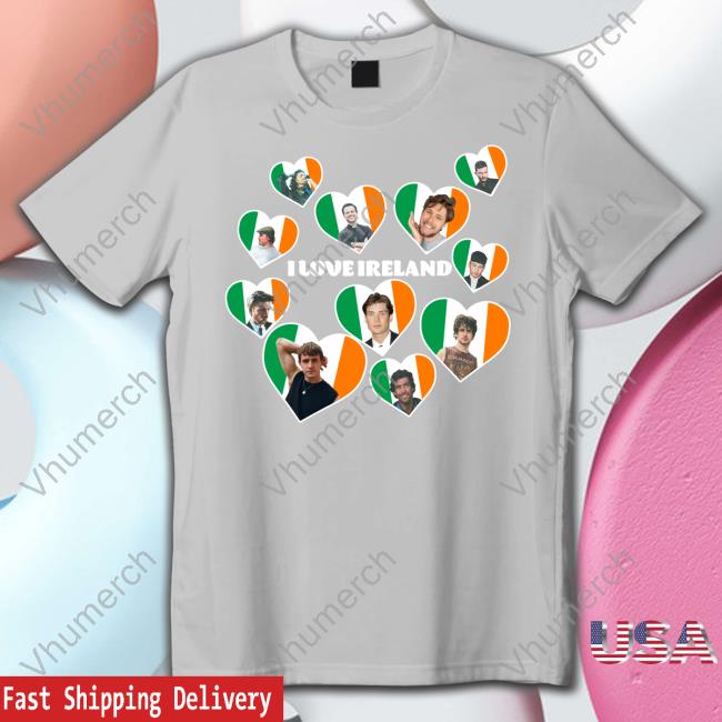 I Love Ireland Long Sleeve Tee Shirt Lizzie c19